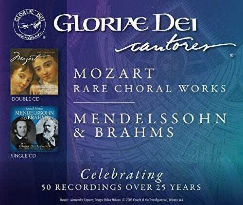 Gloriae Dei Cantores, Gloriae Dei Cantores Schola, Wolfgang Amadeus Mozart Mendelssohn & Mozart Set CD