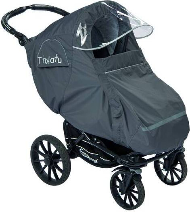 Bilde av Regntrekk m/ Vindskjerm, til ALLE vogner, Mørk Grå