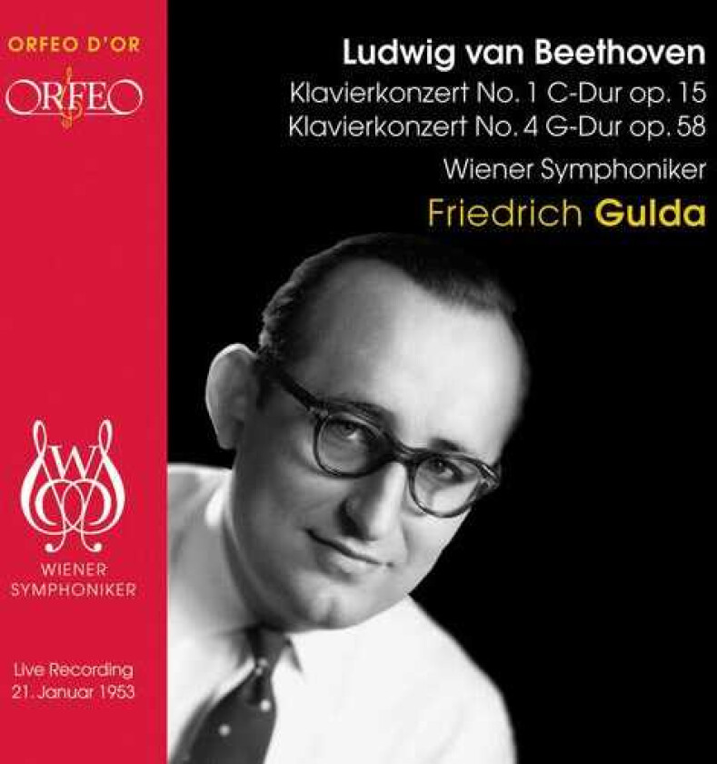Friedrich Gulda Concerto 1 In C Major & 4 In G Major For Piano & CD