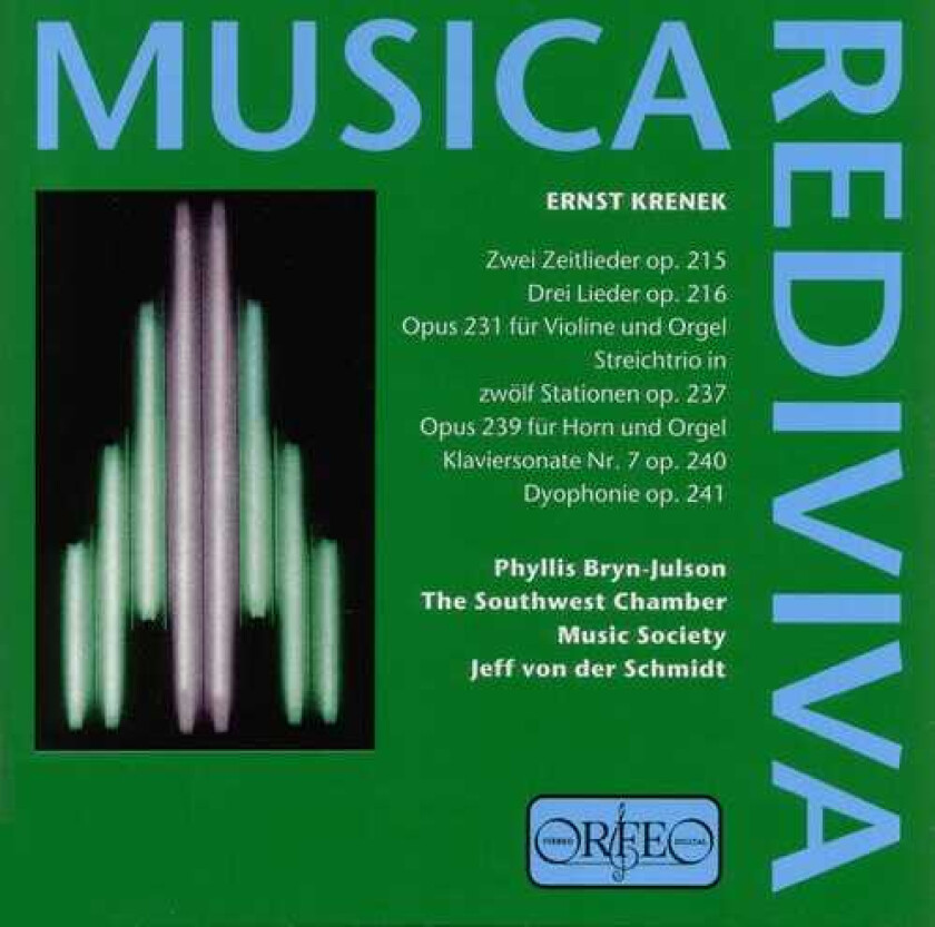 Ernst Krenek Spatwerk: Zwei Zeitlieder Op. 215 & Drei Lieder CD