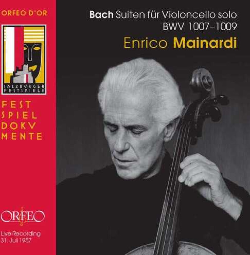 Enrico Mainardi, Johann Sebastian Bach Suites For Cello 1 2 & 3 CD