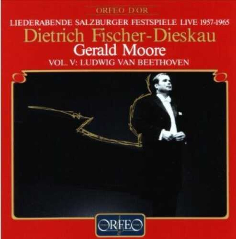 Ludwig van Beethoven, Dietrich FischerDieskau, Gerald Moore Salzburg Festival,1965 / Lieder CD