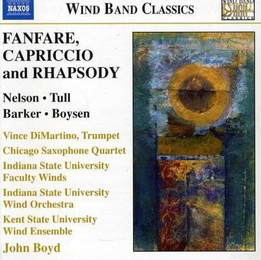John Boyd Fanfare Capriccio & Rhapsody CD