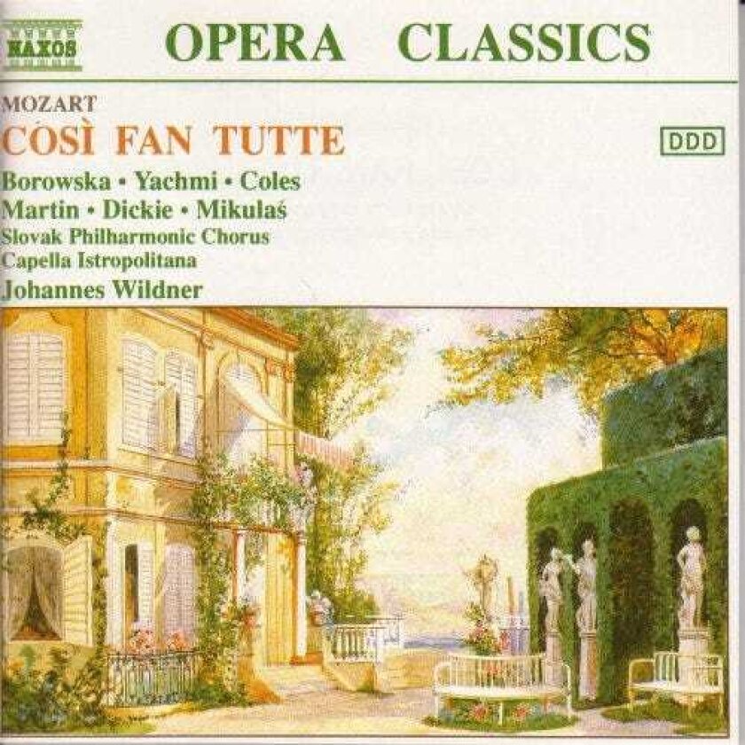 Andrea Martin, Andreas Martin, Joanna Borowska, John Dickie, Milada Synkova, Peter Mikul S, Peter Mikulás, Priti Coles, Rohangiz Yachmi, SLOVAK PHILHARMONIC CHOIR Cosi Fan Tutte CD