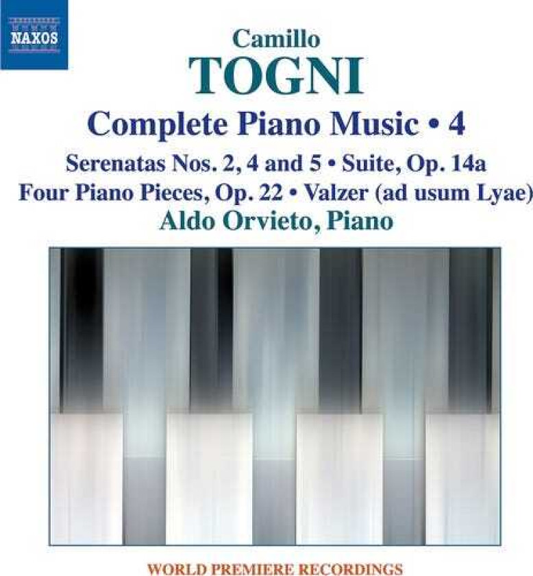 Togni, Orvieto Complete Piano Music 4 CD