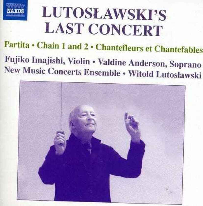 Fujiko Imajishi, Valdine Anderson Lutoslawskis Last Concert CD