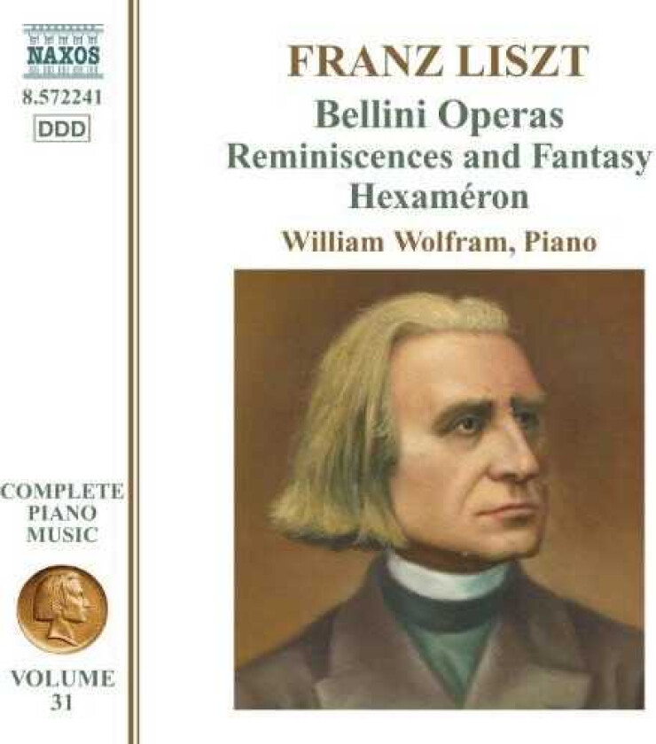 William Wolfram, Franz Liszt Piano Edition 3 CD