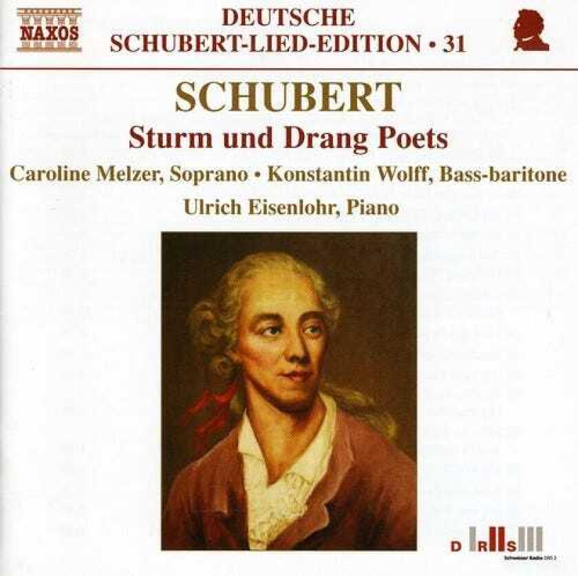 Caroline Melzer, Konstantin Wolff, Ulrich Eisenlohr, Franz Schubert, Johann Rudolf Zumsteeg Sturm Und Drang Poets CD