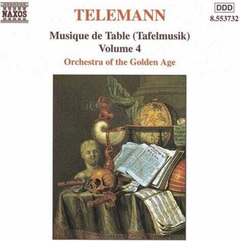 Orchestra Of The Golden Age, Georg Philipp Telemann Musique De Table 4 CD