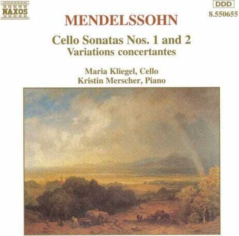 Maria Kliegel, Kristin Merscher, Felix Mendelssohn Cello Sonatas 1 & 2 CD