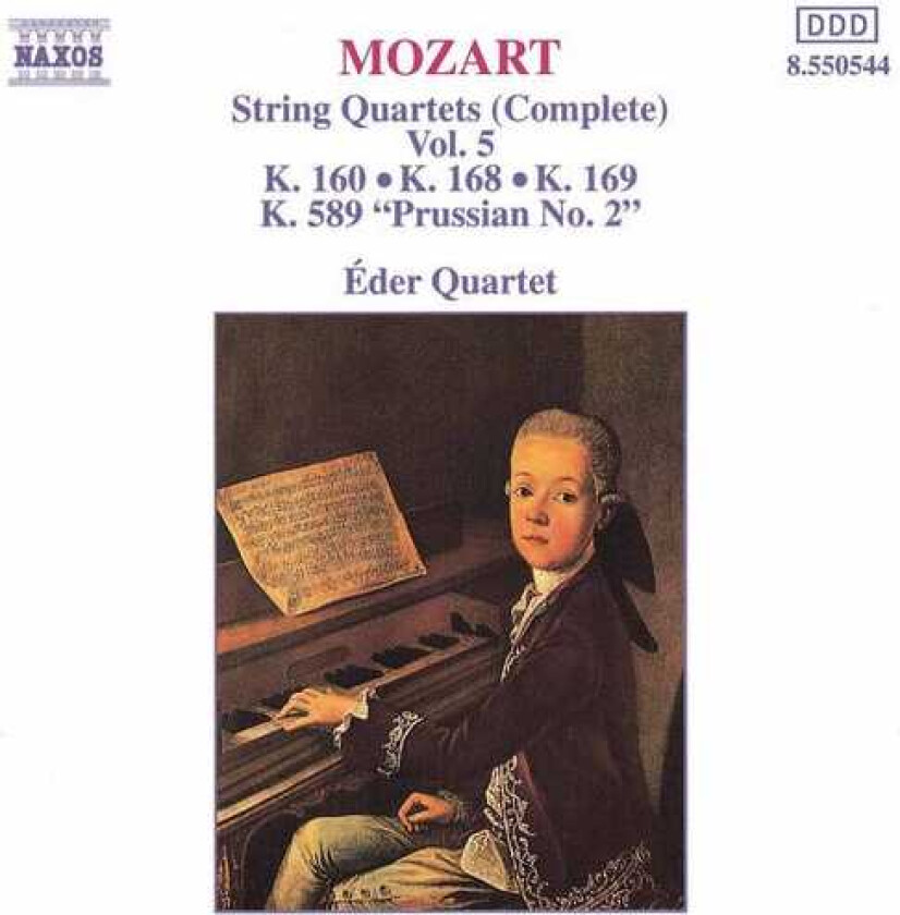 Eder Quartet, Wolfgang Amadeus Mozart String Quartets 160, 168, 169 & 589 CD