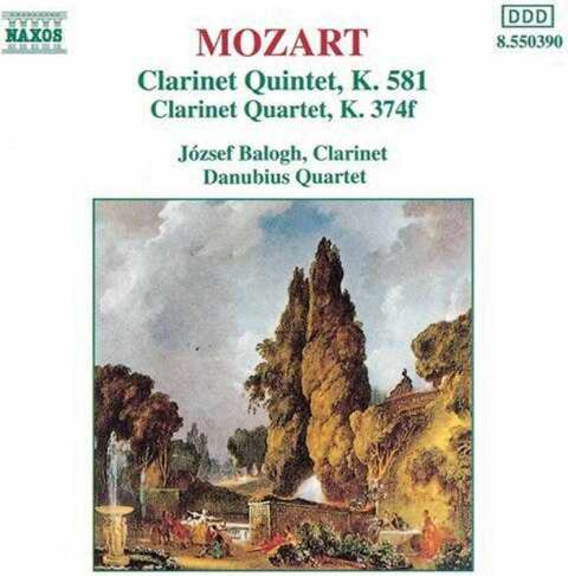 B La Kov Cs, Béla Kovács, József Balogh, Wolfgang Amadeus Mozart Clarinet Quintet / Clarinet Quartet CD