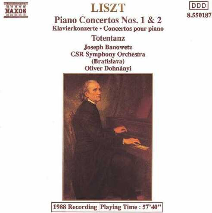 Joseph Banowetz, Franz Liszt Piano Concerto 1 & 2 / Totentanz CD