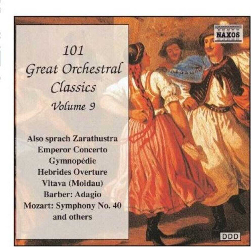 Diverse Artister 101 Great Orchestral Classics 9 CD