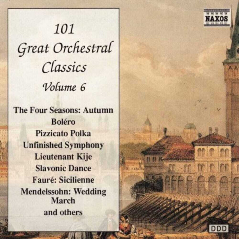 Diverse Artister 101 Great Orchestral Classics 6 CD