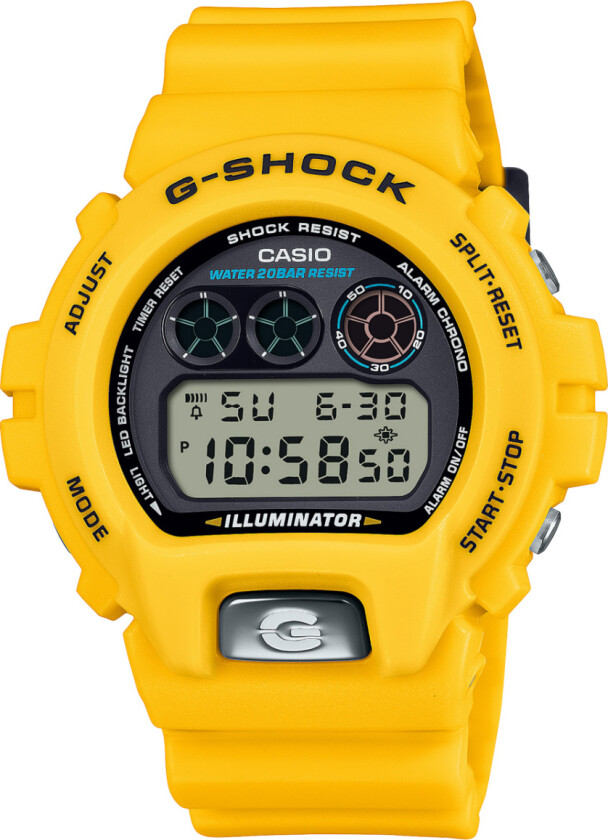 Classic 6900 Line 30th Anniversary Model DW-6900TR-9ER - Digital - Gul - Herreklokker - Resin - Mineral