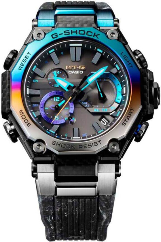 G-Shock MTG Series Limited Edition MTG-B2000YST-1AER - Kvarts - Sort - Herreklokker - Resin - Safir