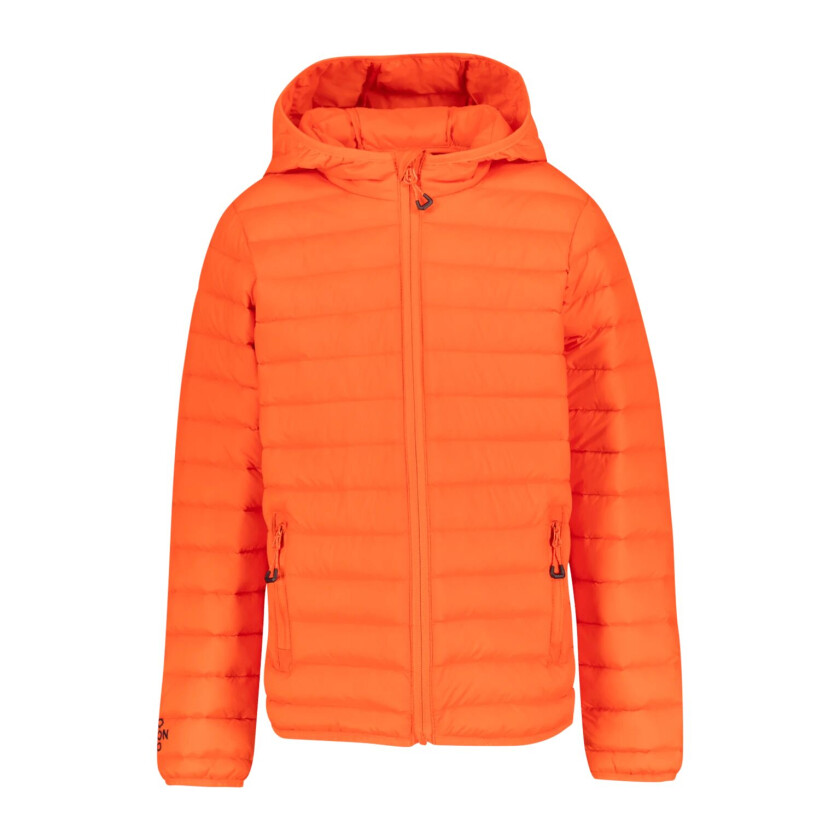 Sundvolle Hooded Down Jacket, dunjakke junior SPICY ORANGE