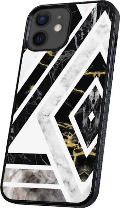 iPhone 12 Mini - Deksel/Mobildeksel Krokete Mønster