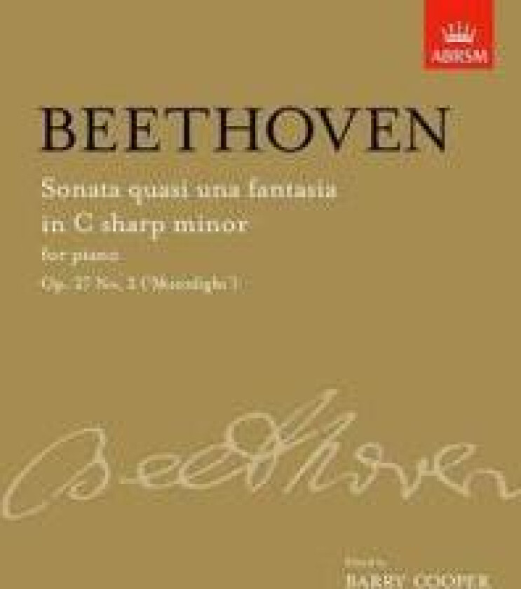 Sonata quasi una fantasia in C sharp minor, Op. 27 No. 2 ('Moonlight')