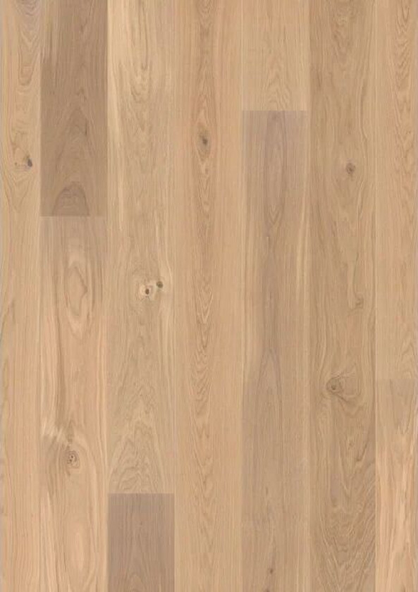 Parkett Eik Pop Plank Live Hvit Matt Lakk M/fas  13x181x2200mm 5g Click