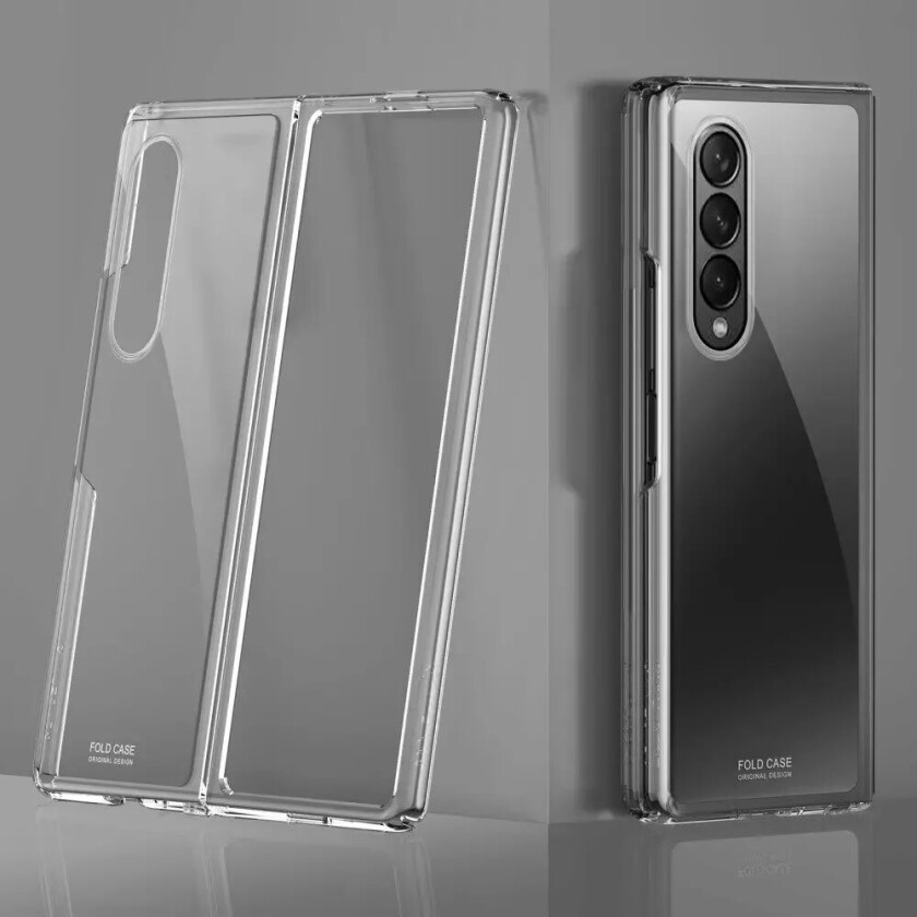 Samsung Galaxy Z Fold3 (5G) Fleksibelt Bakdeksel i Plast - Gjennomsiktig