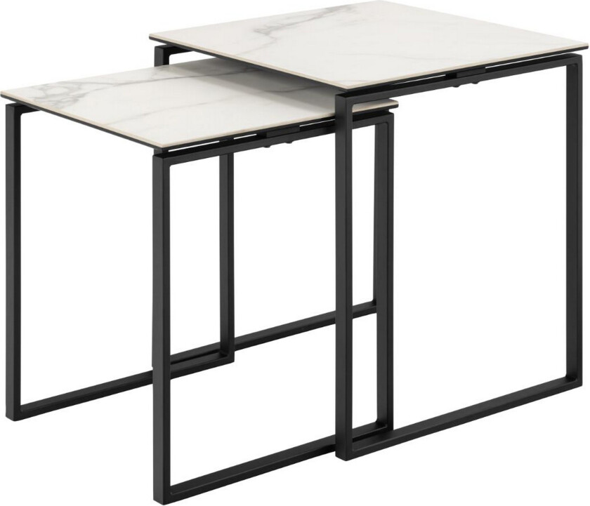 Cynthia Sofabord 50 cm - Hvit