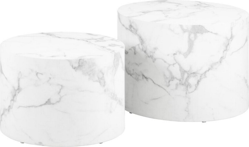 Samon Sofabord 58 cm - Hvit