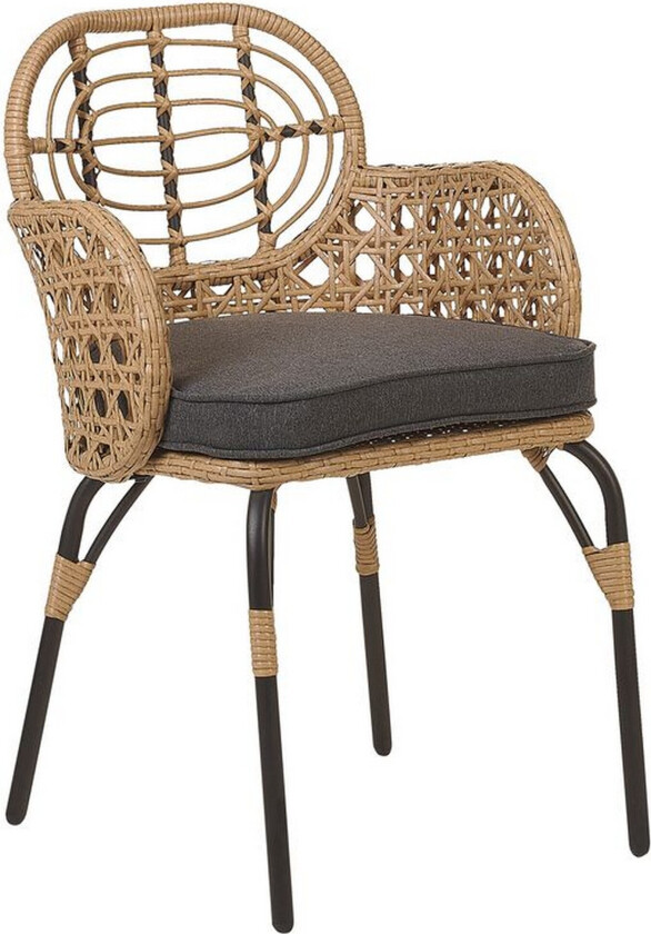 Leamington Lenestol 4 stk - Natur/Beige/Grå/Sort