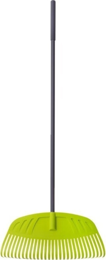 Plastic Leaf Rake, 29T, Steel Handle 1630Mm