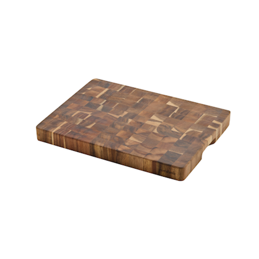 Skjærebrett endetre 40 x 30 cm Akacia
