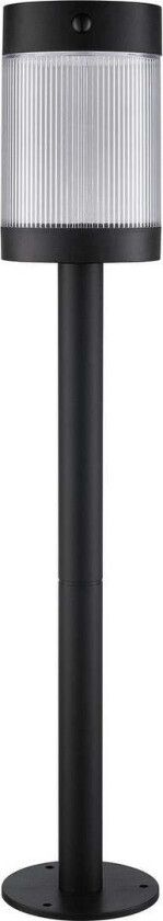 Coupar solar pullert 80 cm utendørs 3,2W 3000 Kelvin - Solcelle - Svart