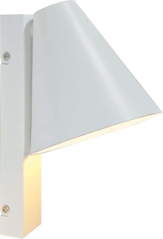 Wilmer vegglampe med USB - Hvit