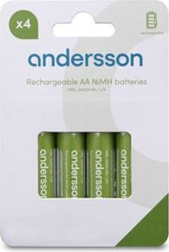 HR6 AA NiMH 2400mAh 4-pcs