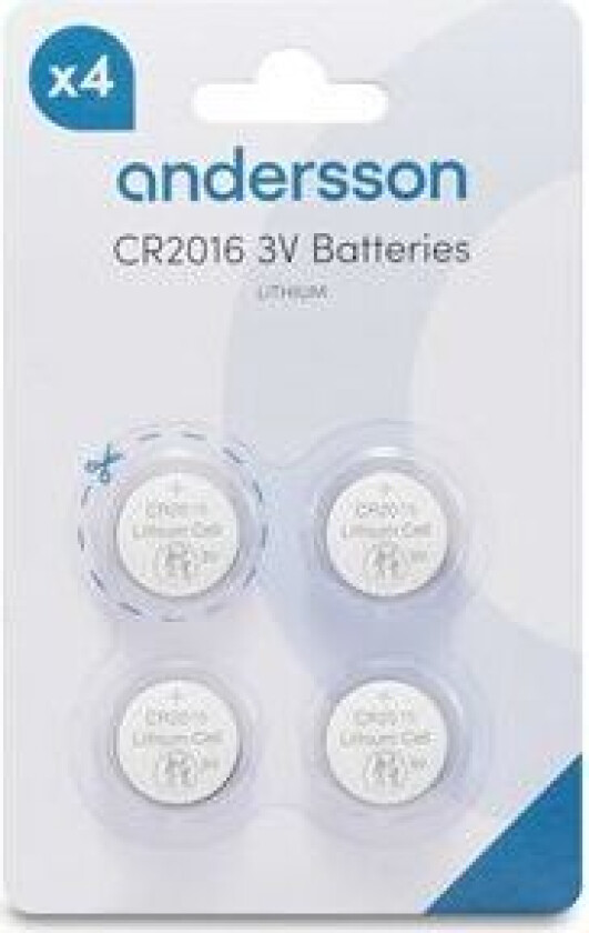 CR2016 Lithium 4-pcs