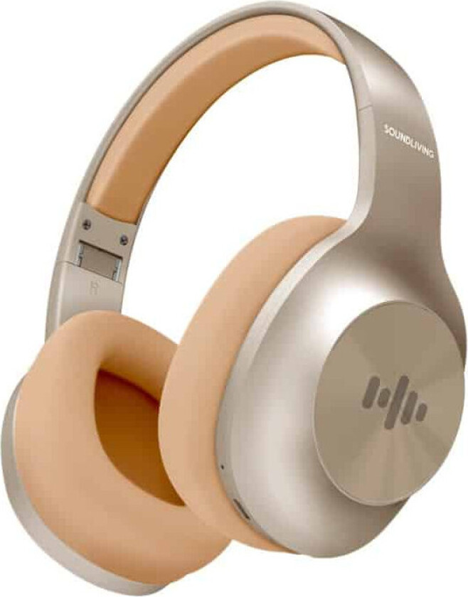 Soundliving Soul-hodetelefoner - 40 timer, USB-C - Gull