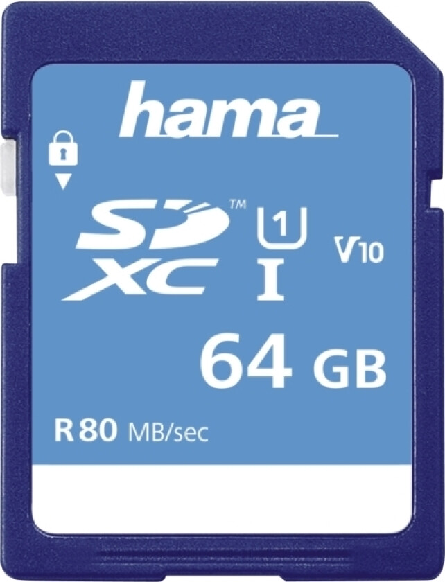 00213110, 64 Gb, Sdxc, Klasse 10, Uhs-I, 80 Mb/S, Class 1 (U1)