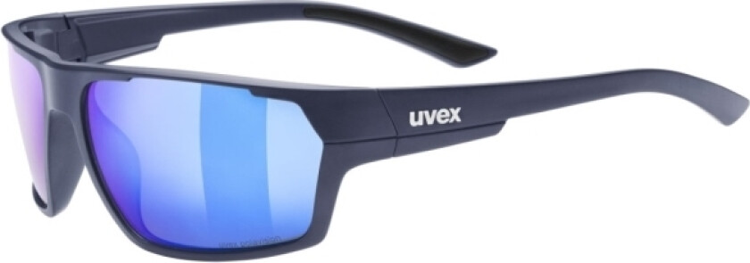 Bilde av Cycling Sunglasses Uvex Sportstyle 233 P Deep Space Matt / Mirror Blue