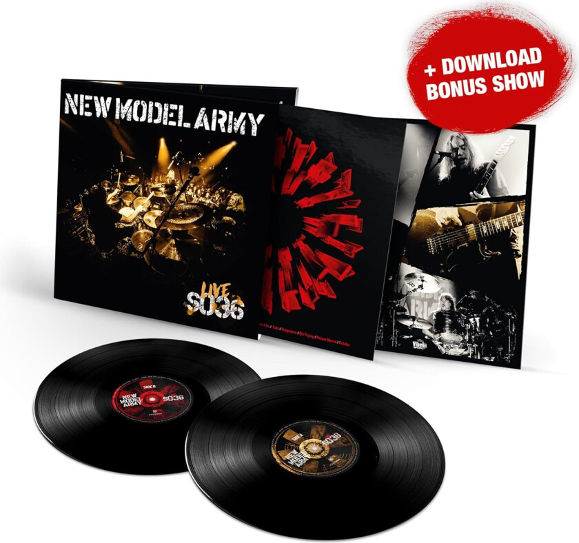 New Model Army LIVE SO36 LP/Vinyl
