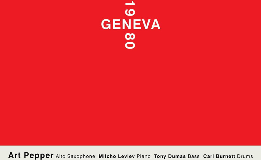 Art Pepper Geneva 1980 CD