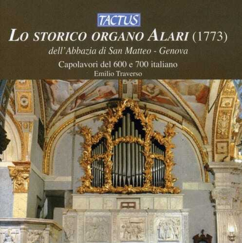 Emilio Traverso Alari Historic Organ CD
