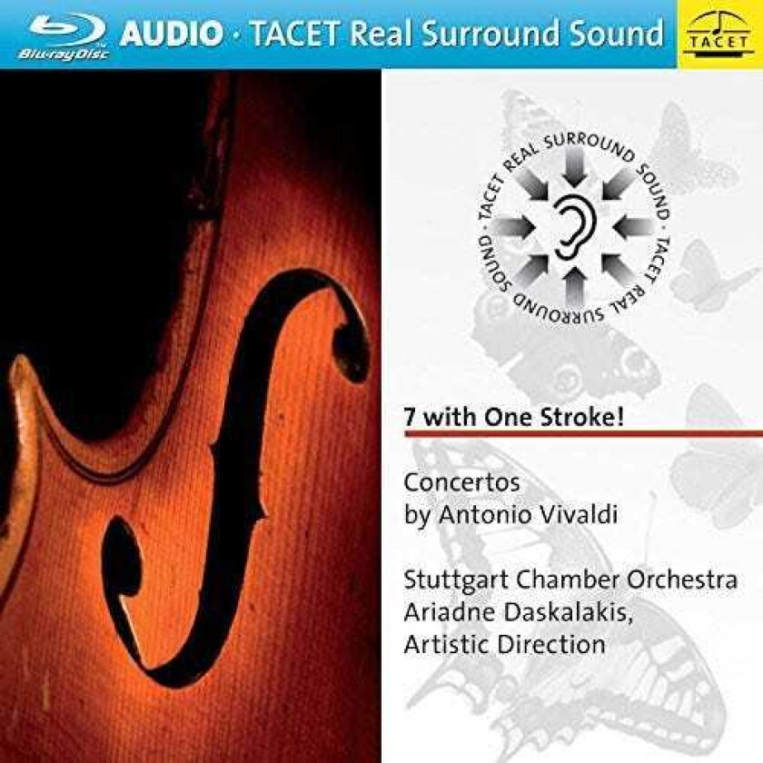 Antonio Vivaldi, Stuttgart Chamber Orch, Daskalakis 7 With One Strokecons By Antonio Vivaldi CD