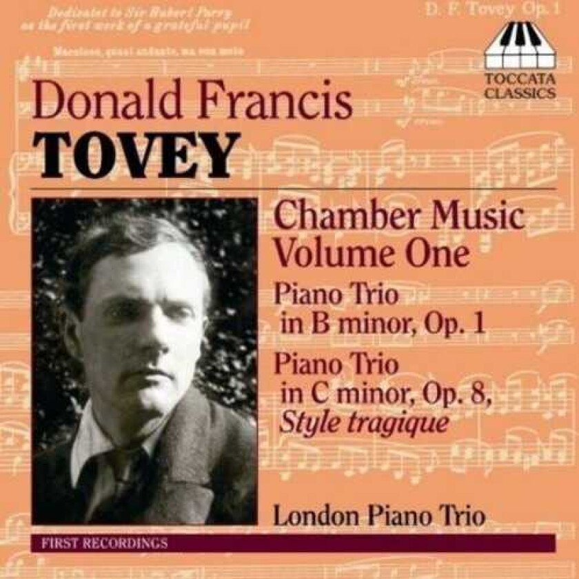 London Fortepiano Trio, Donald Francis Tovey Chamber Music 1 CD