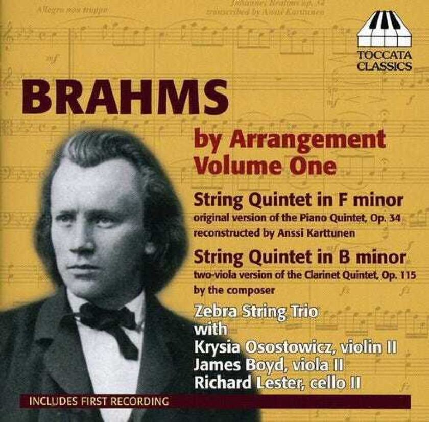 Johannes Brahms, James Boyd, Krysia Osostowicz, Richard Lester Brahms By Arrangement 1 / String Quintets CD