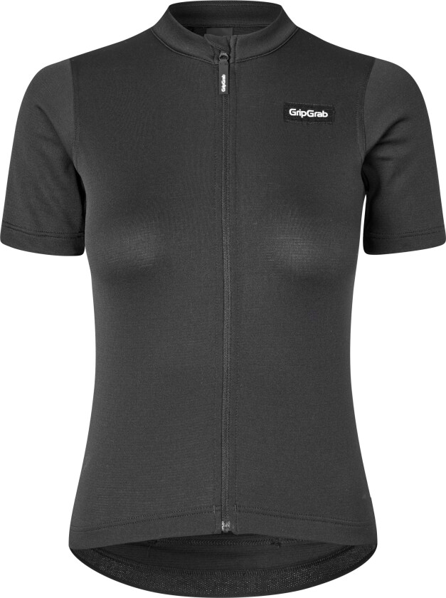 Gripgrab Women's Gravelin Merinotech Short Sleeve Jersey Black S, Black
