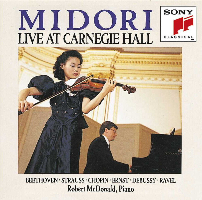 Midori, Robert McDonald Midori Live At Carnegie Hall CD
