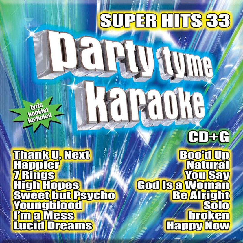 Party Time Karaoke Super Hits 33 CD
