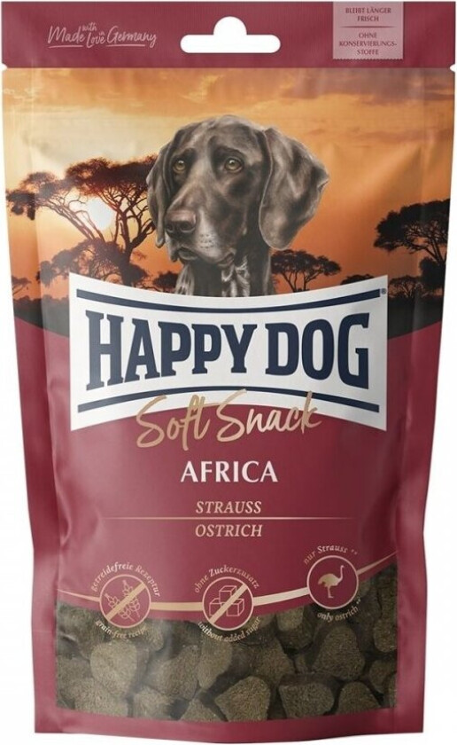 Happy Dog Africa Mykt Hundegodteri 100 g