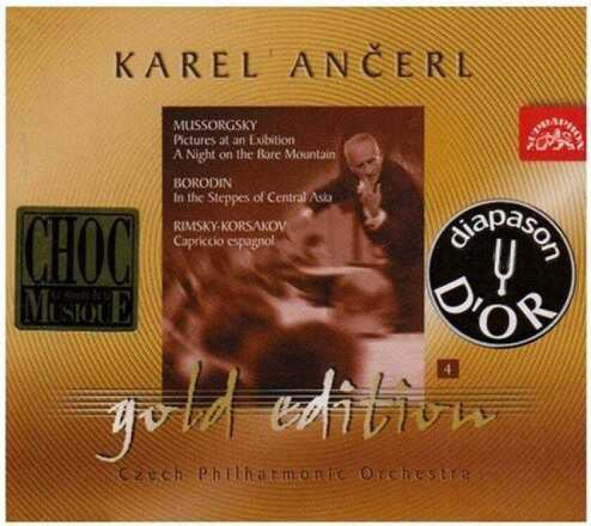 Karel Ancerl, Alexander Porfir'yevich Borodin, Modest Mussorgsky, Nikolai RimskyKorsakov Gold Edition 4: Pictures At An Exhibition CD