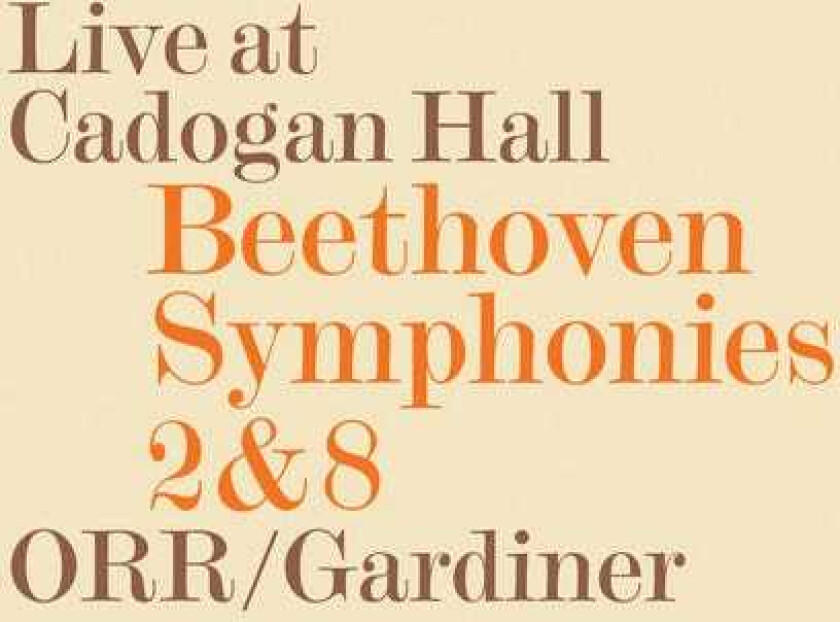 Ludwig van Beethoven, Gardiner, Orchestre Revolutionnaire Syms 2 & 8 CD